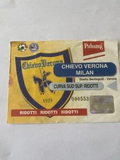 Chievo Verona-Milan biglietto/ticket 2002/03(no Juventus,Lazio,Inter,Roma,napoli