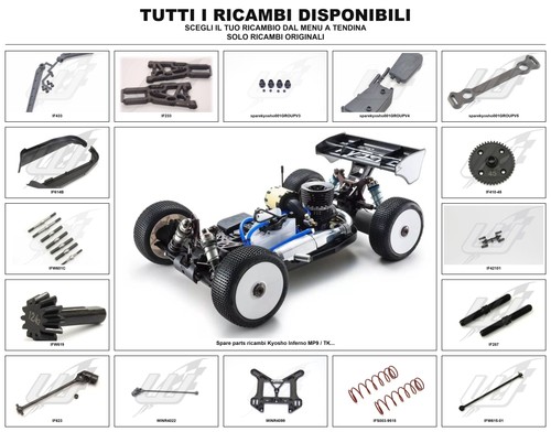 Ricambi kyosho inferno - inferno, /