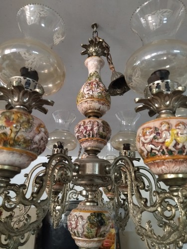Lampadario vintage stile - lampadario,
