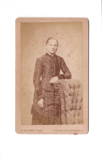 Foto cdv ritratto donna - di, /
