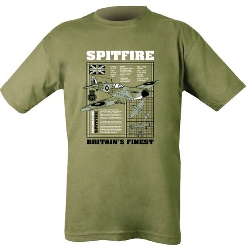 Maglietta militare spitfire - militare,