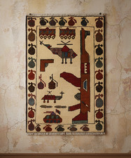 Tappeto fatto a mano annodato