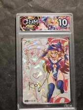 RAGAZZA MAGA NERA - DARK MAGICIAN GIRL - YUGIOH! - GRADED CARD 10 - NO PSA BGS