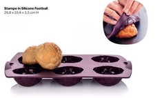 Tupperware Stampo In Silicone Football / Stampo Monoporzioni In Silicone 