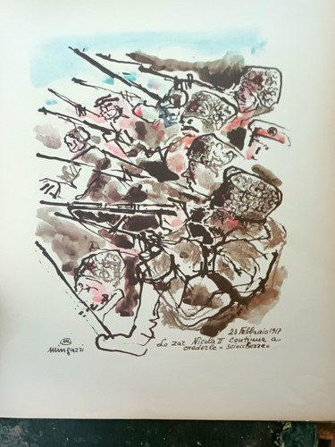 Litografia originale - litografia, di