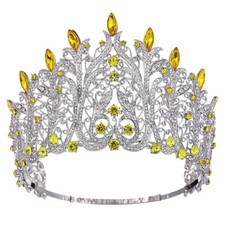 Corona diadema cristallo alta