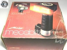 Flash Metz 45 CT - 1 funzionante con accessori, accumulatore e portapile