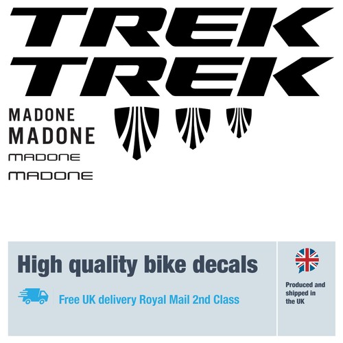 Trek madone bike decals - trek, labels