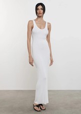 ENZA COSTA Silk Rib Maxi Dress