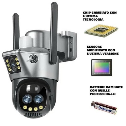 Telecamera con sim - con, 6k