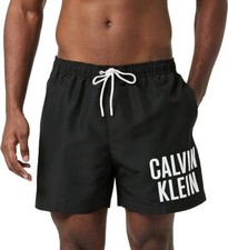 CALVIN KLEIN uomo costume nero mare boxer pantaloncino medio nuova collezione