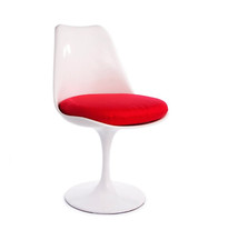 Chaise tulip blanc pivotante