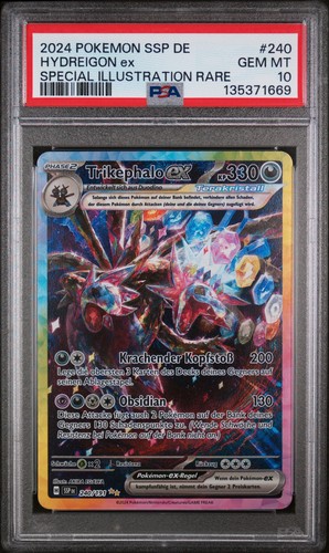Carta pokemon trikefalo - carta, ex