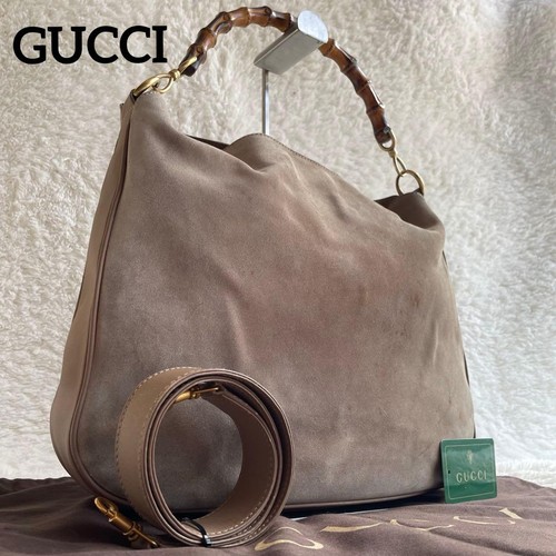 Borsa tracolla gucci bambù - borsa,