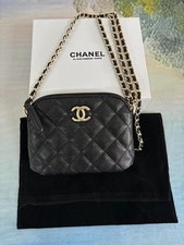 Borsa a tracolla in pelle nera