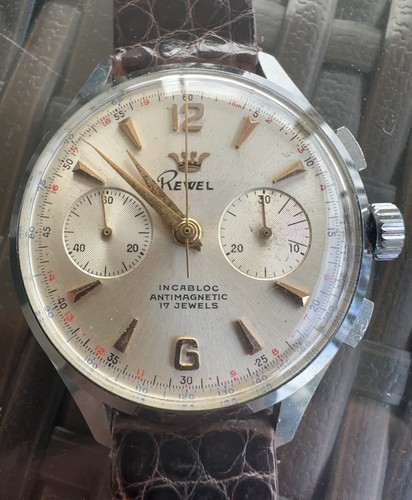 Rewel cronografo vintage - vintage,