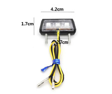 LUCE TARGA MOTO LUCI A LED UNIVERSALI PORTATARGA PER HONDA YAMAHA SUZUKI DUCATI 