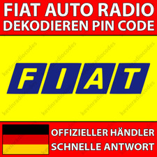 ✅FIAT RADIO DECODING PIN