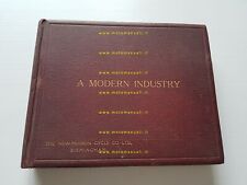 New Hudson album fotografico fabbrica produzione moto anni 20 originale