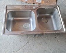 Lavello 2 vasche (86x50cm) Inox