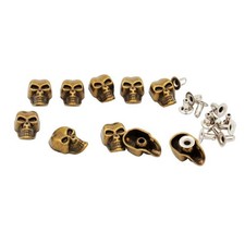 10 Set Rivetti Con Teschio