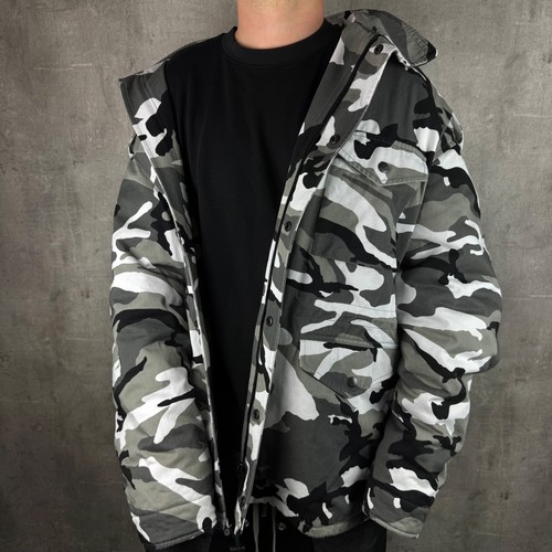Giacca parka mimetica militare