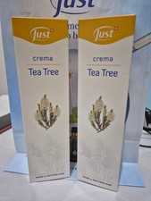 ⭐ 2 Creme TEA TREE JUST  | 100ML per brufoli psoriasi dermatiti ⭐