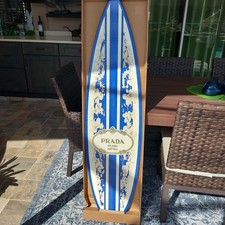 Prada Surf Board Wall Art Blue