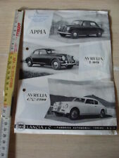 Brochure volantino Lancia Aurelia Appia