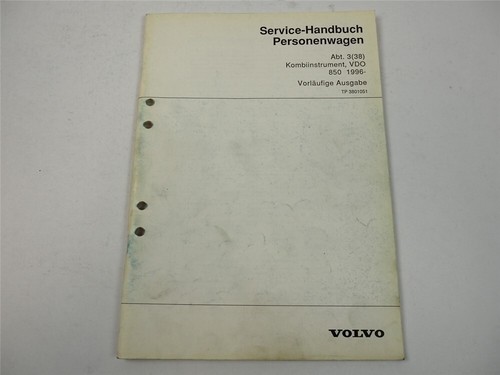 Volvo 850 strumentazione vdo - 850,