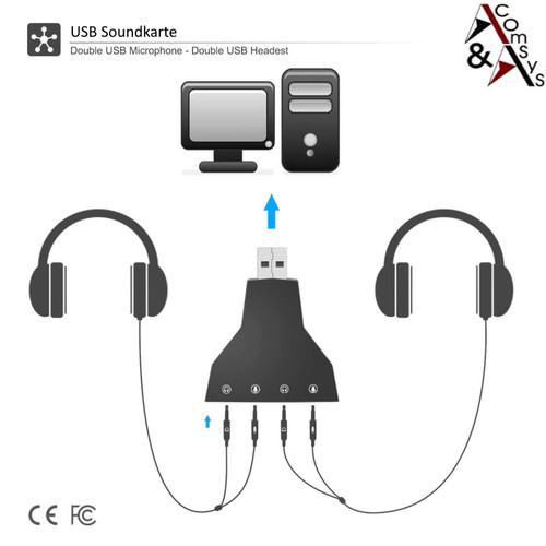 Scheda audio adattatore - audio, usb