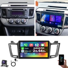 2+64G per Toyota RAV4 2013-2018 autoradio CarPlay Android 15.0 GPS Nav WLAN KAM