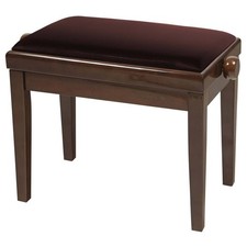 Proel PB90VBWBR Panca professionale regolabile in legno per piano, Noce Lucido