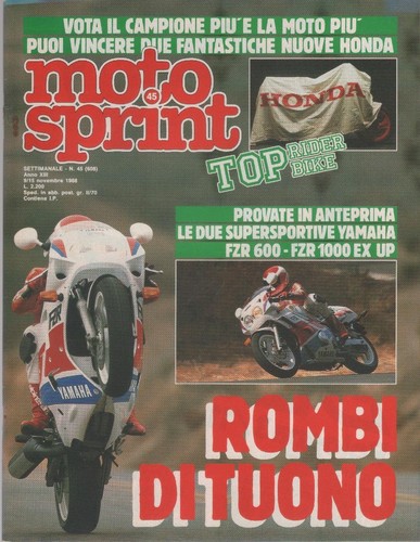 Moto sprint 1988 - n., 45