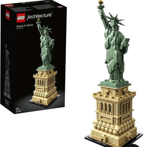Lego 21042 statua della - lego,