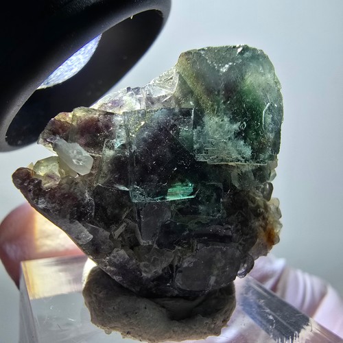 Raro cubo fluorite - cubo,