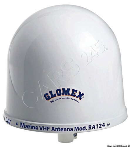 Glomex vhf ra124 antenna rg58 - vhf,