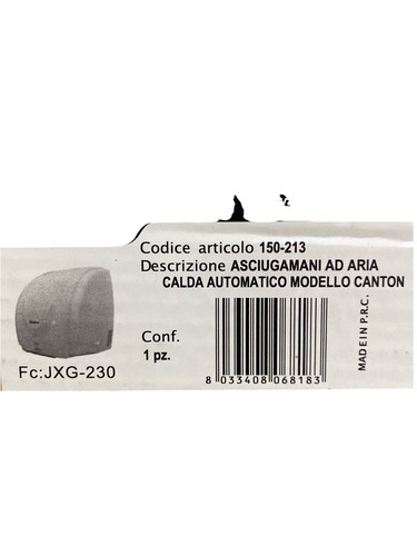 Asciugamani aria calda - asciugamani,