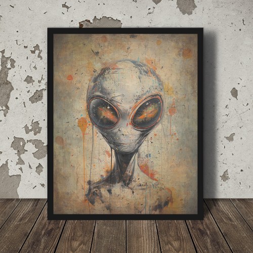 Arte parete vintage grigio - parete,