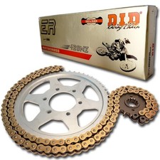 Kit catena DID acciaio 428NZ G&B clip per AJP PR3 125 Enduro Ultrapassar, anno 2013