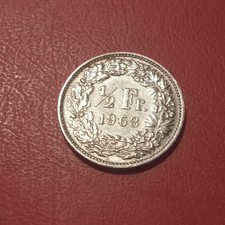 Svizzera Moneta 1/2 Franco