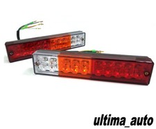 2X Rimorchio LED Posteriore Stop Frecce Camion Furgone Lampada a Inversione 12V