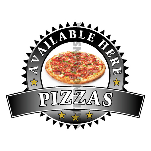 Adesivo pizza venduta qui - adesivo,