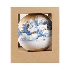 Sfera di vetro decorata a mano