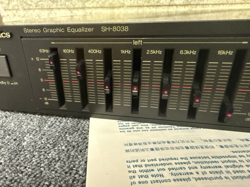 Technics 8038 equalizzatore - technics, sh-8038