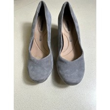 Clarks Women's Gray Suede