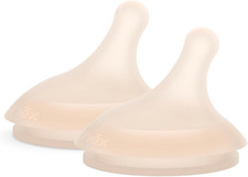 , Confezione Da 2 Tettarelle per Biberon Zero Zero Anti-Coliche, Flusso Adattabi