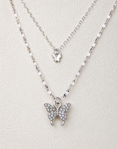 Collana farfalla strati - farfalla,