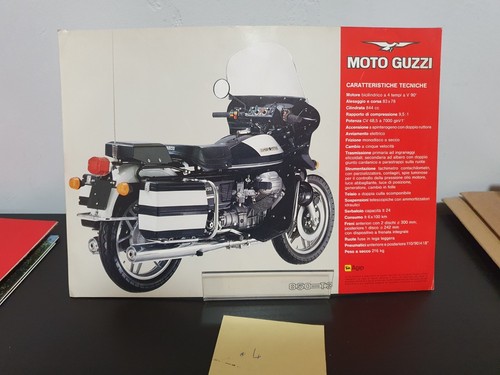 Brochure depliant moto guzzi - moto,