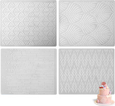 4 Pezzi Stencil per Torte